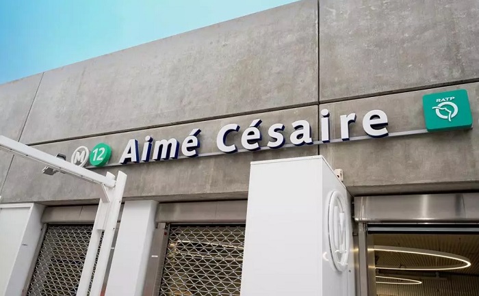 station de métro Aimé Césaire