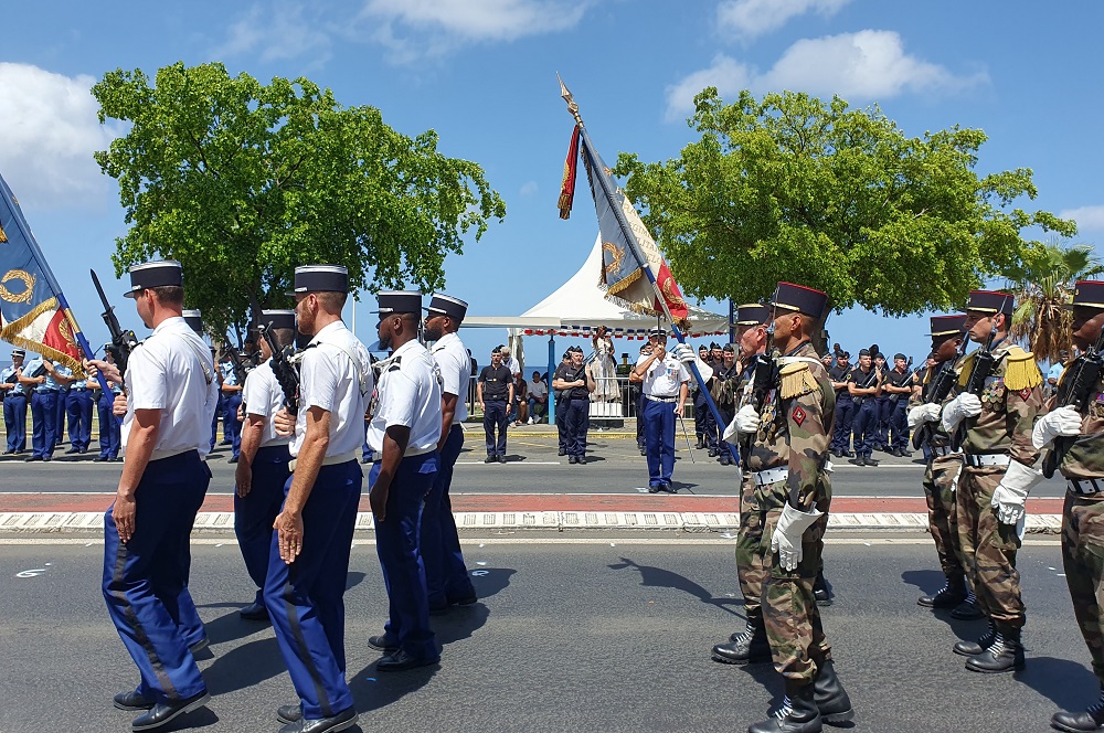 Défilé du 14-Juillet à Basse-Terre.