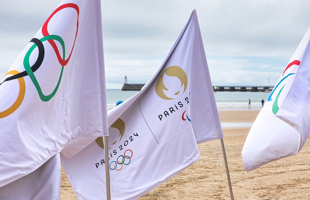 Drapeau JO Paris 2024