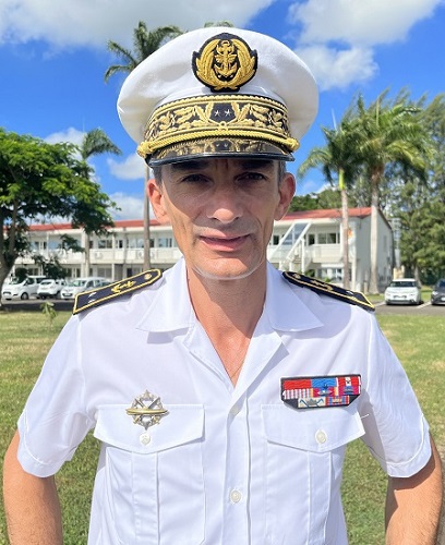 Contre-amiral Lambropoulos, commandant des Forces armées aux Antilles