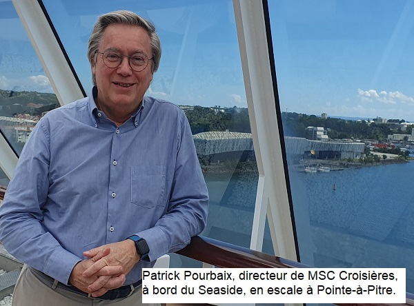 MSC CROISIERES PATRICK POURBAIX DIRECTEUR